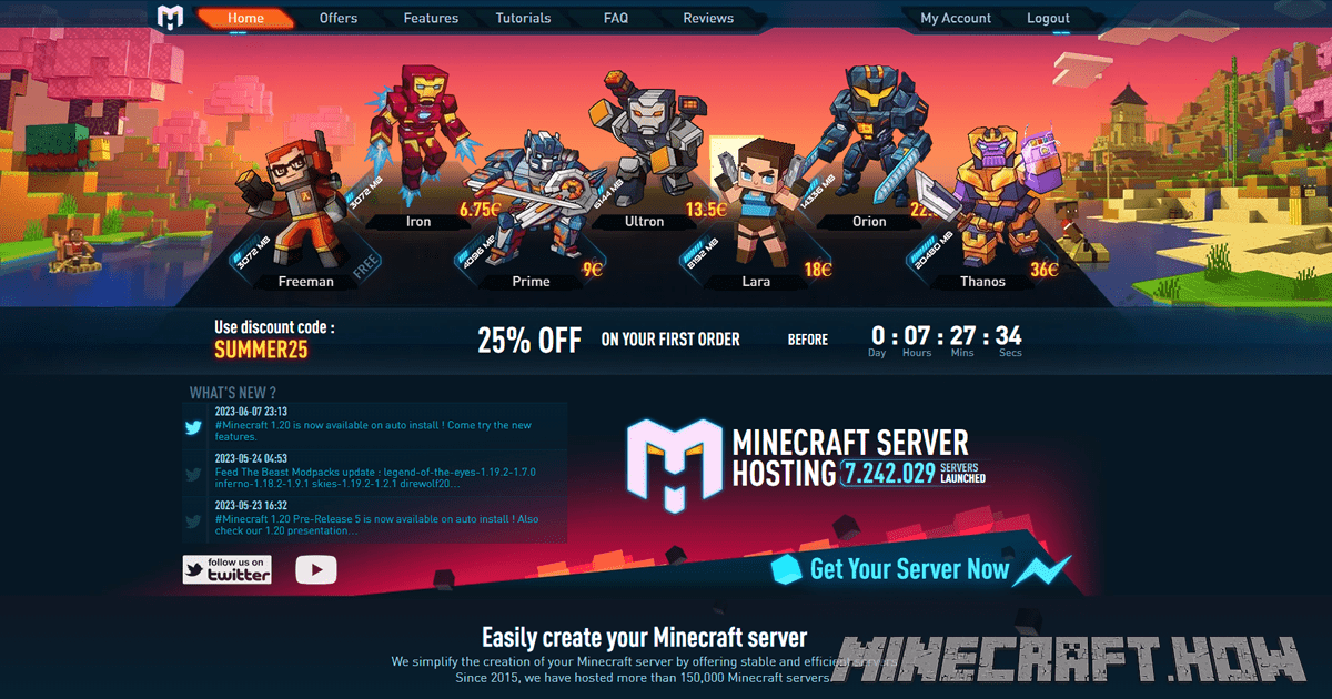 Minecraft-Hosting.Pro Minecraft Hosting