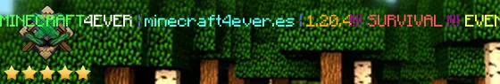 minecraft4ever.es Live Banner