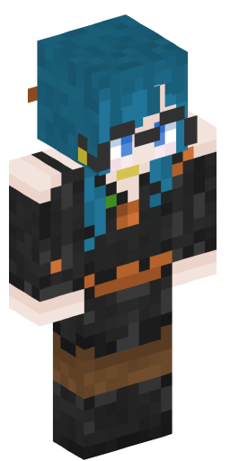 Aqua Minecraft Skin Preview on Minecraft.Co.Com