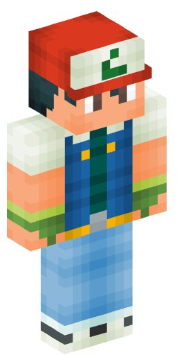 AshKetchum Minecraft Skin Preview on Minecraft.Co.Com