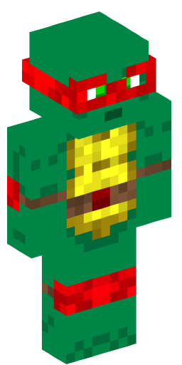 TMNT_Raphael Minecraft Skin Preview on Minecraft.Co.Com