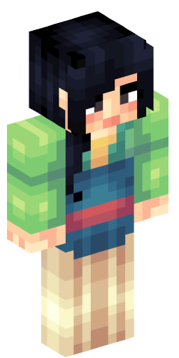 Mulan_ Minecraft Skin Preview on Minecraft.Co.Com